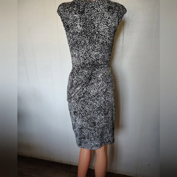 Apostrophe Black and White Women's Dress Size M - Picture 2 of 11
